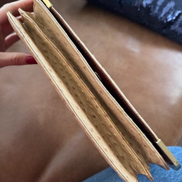 Vintage Ostrich Hang Bag - Picture 8 of 13